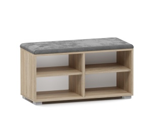 Szafka na buty otwarta dąb sonoma BUT-203-SON