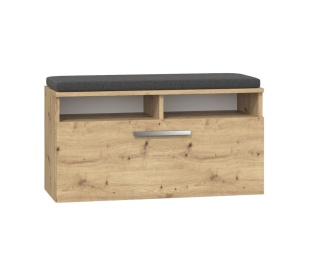 Szafka na buty z siedziskiem tapicerowanym BUT-205-ART