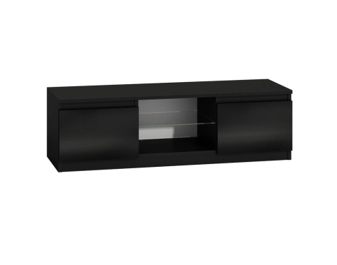 Szafka rtv led czarny połysk RTV-501-CZERN-POL+L