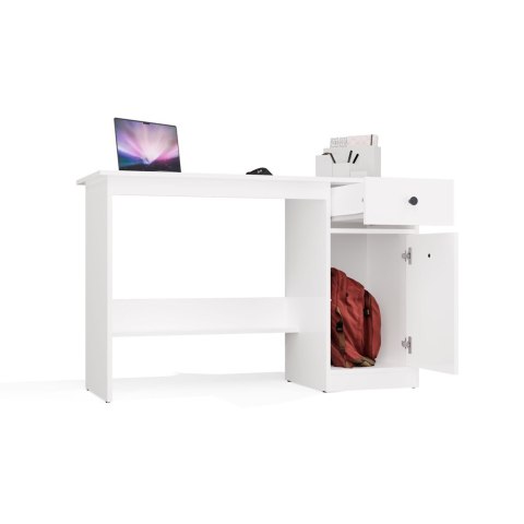 Biurko klasyczne BIUR-735-BIEL-MAT