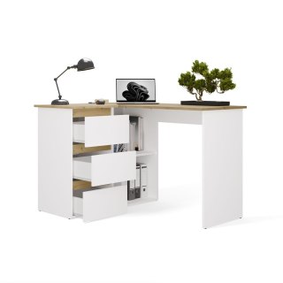 Biurko litera L BIUR-736-ART-BIEL-MAT-L