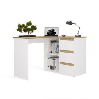 Biurko w litere L BIUR-736-ART-BIEL-MAT-P