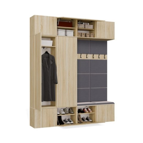 Zabudowa do przedpokoju z siedziskiem GAR-108-2W-2S-SON