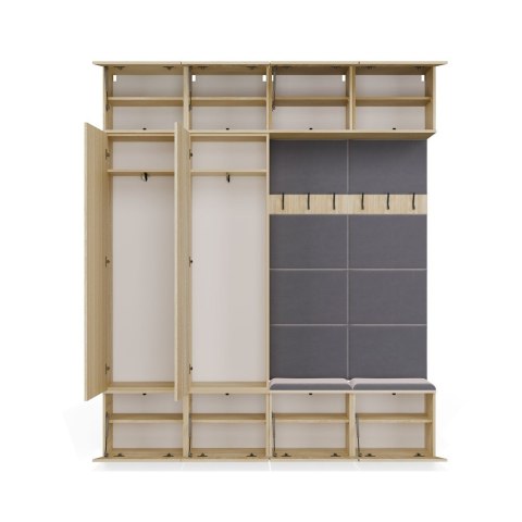 Zabudowa do przedpokoju z siedziskiem GAR-108-2W-2S-SON