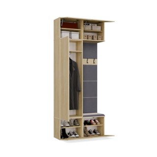 Szafa z siedziskiem do przedpokoju GAR-108-1W-1S-SON