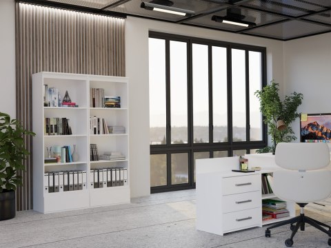 Biblioteczka regał na książki RE-1446-BIEL-MAT