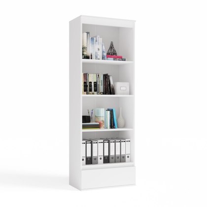 Biblioteczka regał na książki RE-1446-BIEL-MAT
