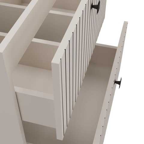 Szafka pod umywalkę ryflowana LAZ-1325-KASZ-60CM