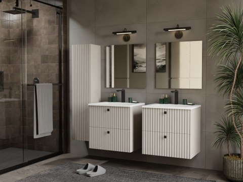 Szafka z umywalką 60 wisząca LAZ-1325-KASZ-60CM+UMY
