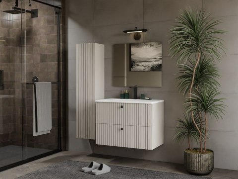 Szafka wisząca z umywalką 80 cm LAZ-1325-KASZ-80CM+UMY