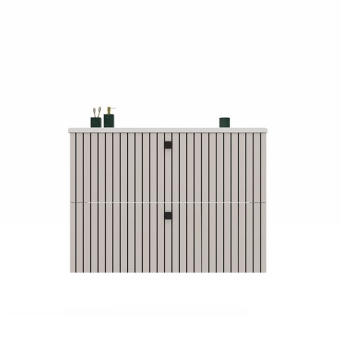 Szafka wisząca z umywalką 80 cm LAZ-1325-KASZ-80CM+UMY