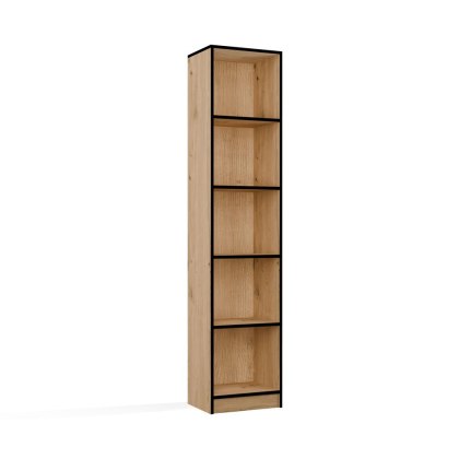 Regał na książki 40 cm szerokości RE-1401-ART-OB-CZERN