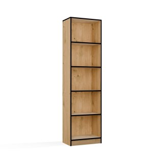 Regał na książki szerokość 50 cm RE-1402-ART-OB-CZERN