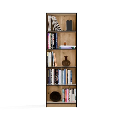 Regał na książki szerokość 60 cm RE-1403-ART-OB-CZERN