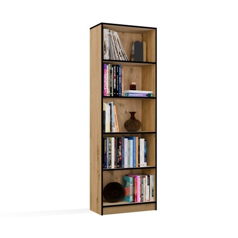 Regał na książki szerokość 60 cm RE-1403-ART-OB-CZERN