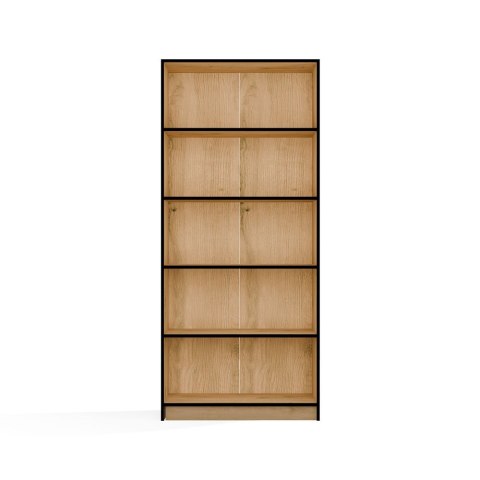 Regał na książki szerokość 80 cm RE-1404-ART-OB-CZERN