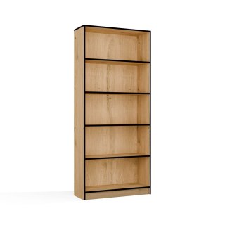 Regał na książki szerokość 80 cm RE-1404-ART-OB-CZERN
