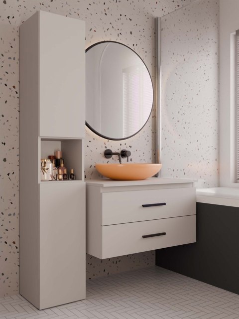 Szafka pod umywalkę nablatową 80 cm LAZ-1327-KASZ-80