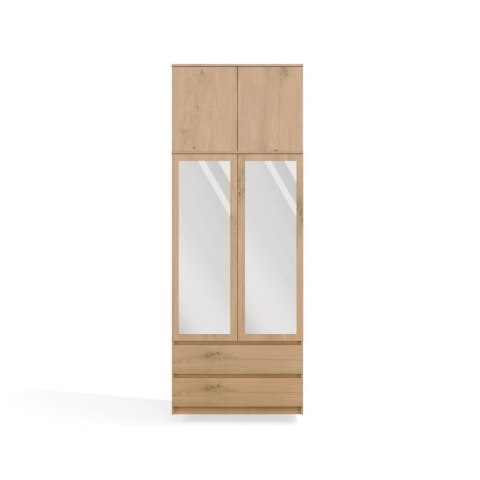 Szafa z lustrami i nadstawką wysoka SZAF-1009-NADST-ART