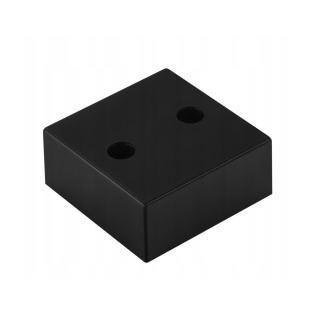 Stopka Meblowa Kwadratowa 25x60x60mm Czerń Mat