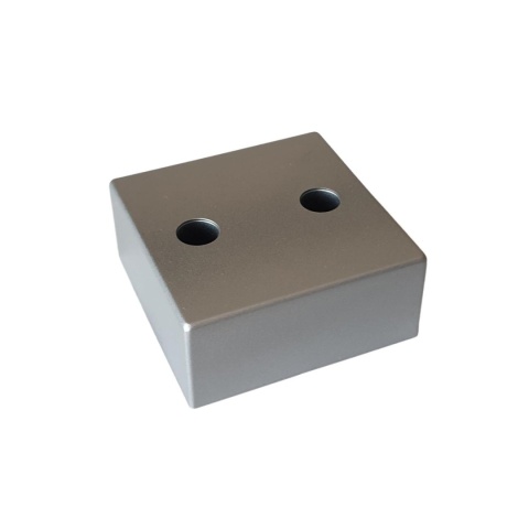 Stopka Meblowa Kwadratowa 25x60x60mm Srebrna