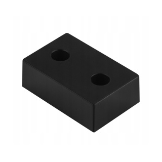 Stopka Meblowa Prostokątna 20x40x60mm Czerń Mat