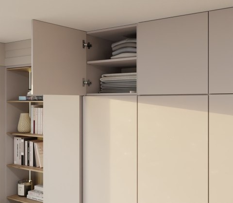 Wysoka szafa z nadstawką SZAF-1020-NADST-KASZ-ZU-150CM