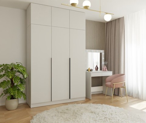 Szafa do przedpokoju wysoka z nadstawką SZAF-1020-NADST-KASZ-CU-150CM