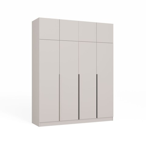 Wysoka szafka do przedpokoju z nadstawką SZAF-1020-NADST-KASZ-CU-200CM