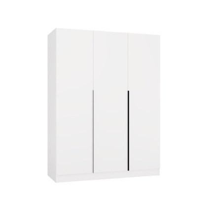 Biała szafa na ubrania SZAF-1020-BIEL-MAT-CU-150CM