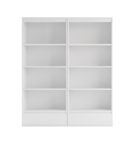 Biblioteczka do salonu RE-1446-2X-BIEL-MAT