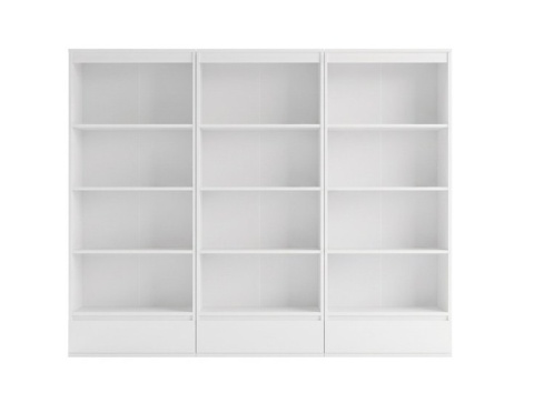 Domowa biblioteczka RE-1446-3X-BIEL-MAT