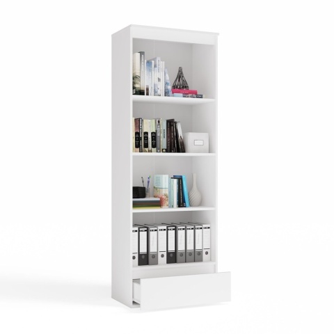 Domowa biblioteczka RE-1446-3X-BIEL-MAT