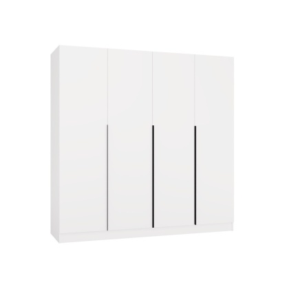 Duża szafa na ubrania SZAF-1020-BIEL-MAT-CU-200CM