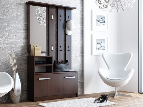 Garderoba na buty i kurtki wenge GAR-101-WEN Garderoba na buty i kurtki wenge GAR-101-WEN