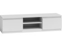 Biała szafka rtv 140cm RTV-502-BIEL-MAT