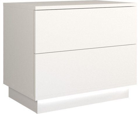 szafka nocna podświetlana biały mat SN-306-BIEL-MAT+LED