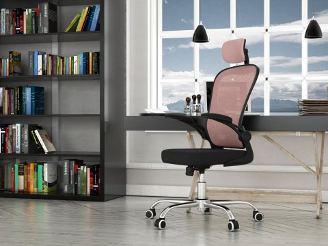 Fotel biurowy różowy FOT-401-ROZ