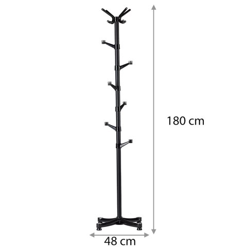 Wieszak do przedpokoju stojący WIESZ-614-CZERN