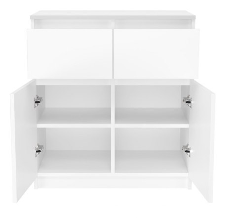 KOMODA SZAFKA DO SALONU MALAGA 2D2S 70CM BIAŁY MAT KOMODA SZAFKA DO SALONU MALAGA 2D2S 70CM BIAŁY MAT