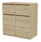 KOMODA SZAFKA DO POKOJU MALAGA 2D2S 70CM DĄB SONOMA