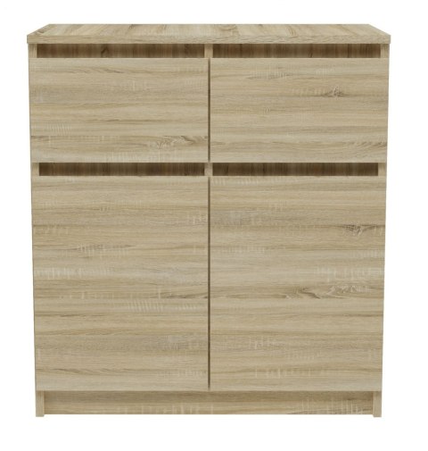 KOMODA SZAFKA DO POKOJU MALAGA 2D2S 70CM DĄB SONOMA KOMODA SZAFKA DO POKOJU MALAGA 2D2S 70CM DĄB SONOMA