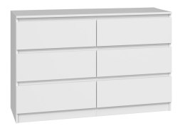 Komoda z szufladami biała 120x40 cm KOM-905-BIEL-MAT