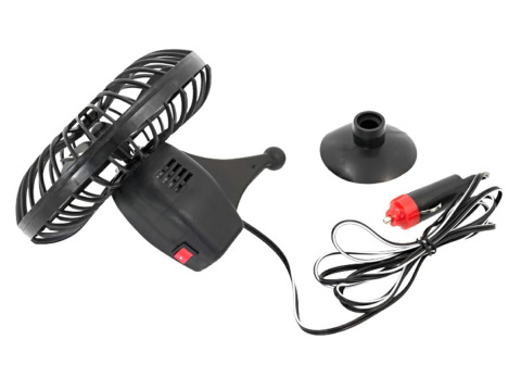 WENTYLATOR SAMOCHODOWY 12V WIATRAK POD ZAPALNICZKĘ WENTYLATOR SAMOCHODOWY 12V WIATRAK POD ZAPALNICZKĘ