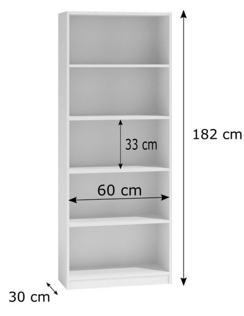 REGAŁ 60CM DO BIURA GABINETU ANTRACYT-DĄB ARTISAN REGAŁ 60CM DO BIURA GABINETU ANTRACYT-DĄB ARTISAN
