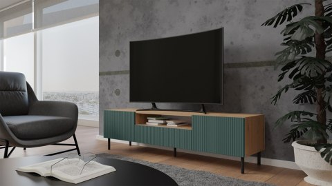 Szafka rtv zielona - artisan 160cm RTV-507-ART-ZIEL