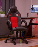 Ergonomiczny fotel gamingowy FOT-407-CZER