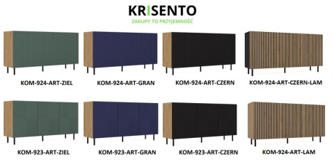 Komoda 150 cm szerokości KOM-924-ART-GRAN