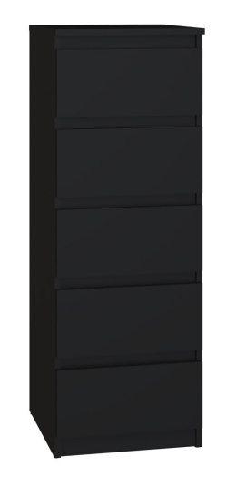 Komoda z szufladami czarna KOM-909-CZERN-MAT